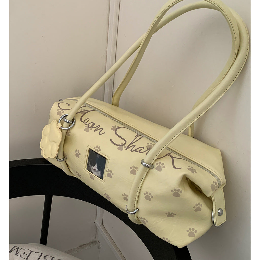 Sac sous-armé pour femmes avec impression de lettre