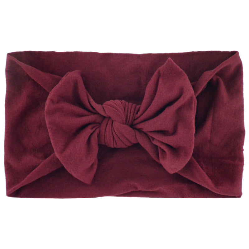 Bandes de tête Super Stretchy Soft Knot avec arcs de cheveux Tête Wrap Accessoires de cheveux pour nouveau-né B