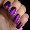 Stickers Nail Miroir Multicolore Texture Métal