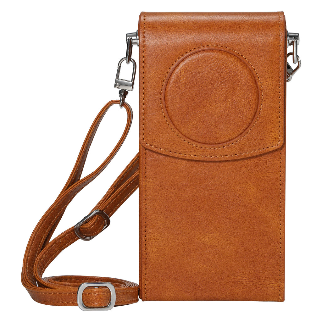 Vision Pro Protection de l'alimentation Sac de rangement en cuir portable Satchel