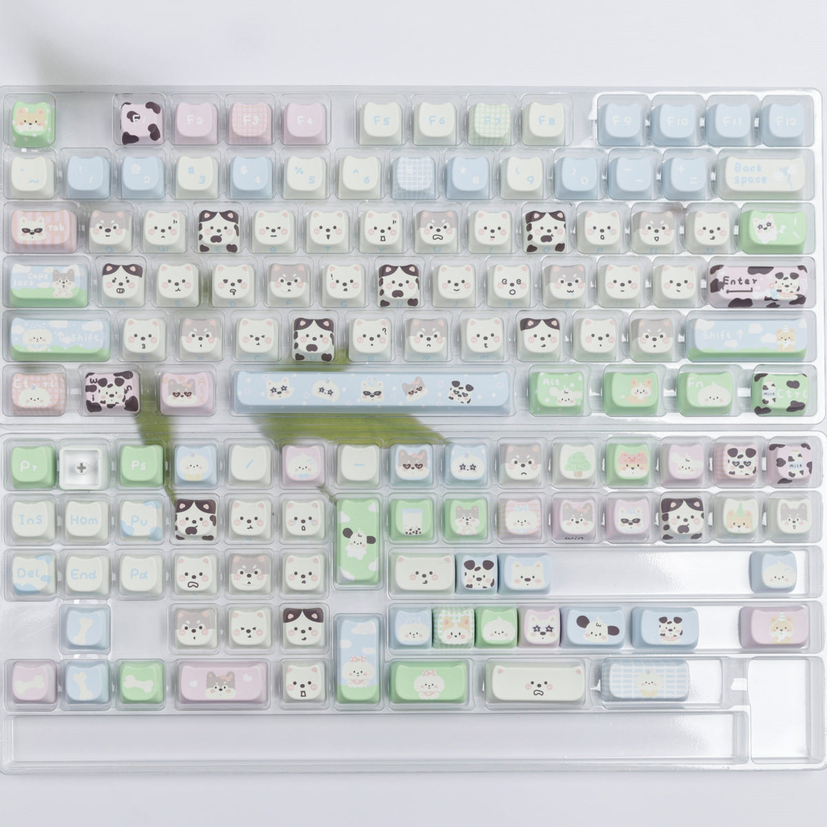 Cute Puppy Chat Complete Set PBT Dye-Sub Keycap