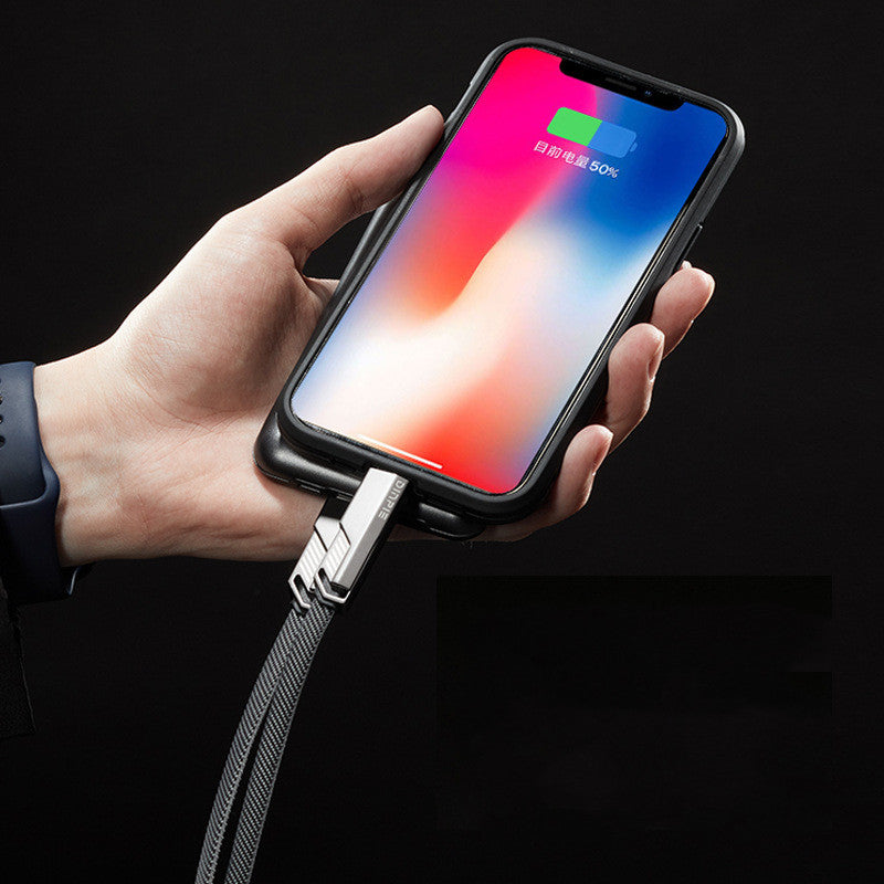 Quatre en un câble de charge rapide de corde de bataille interstellaire