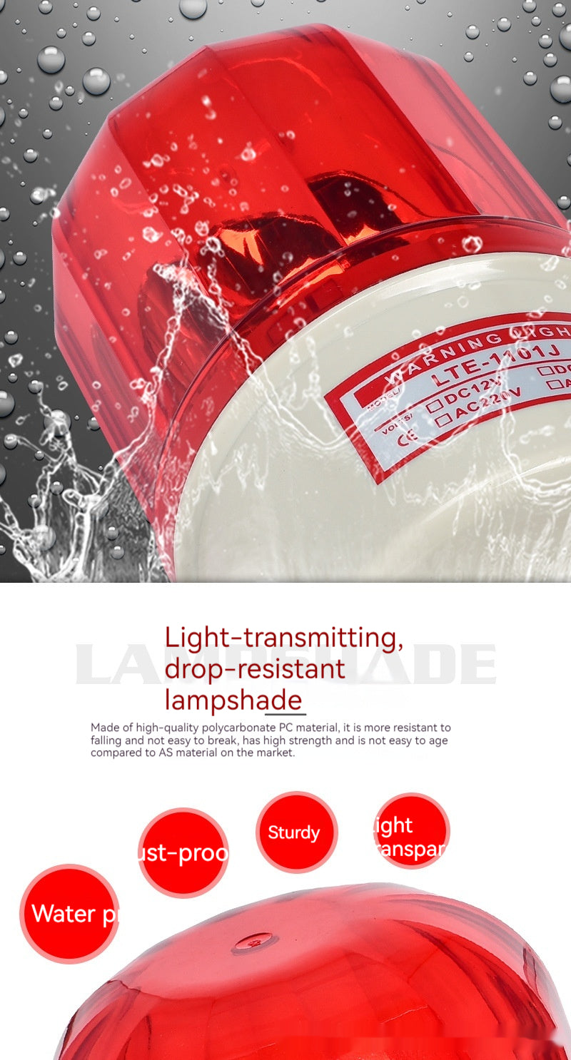 Lumière d'avertissement LTE-1101J Rotation du son et de l'alarme lumineuse