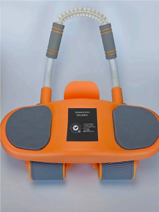 Automatic Rebound Plank-Crunch 2-in-1 Ab Wheel