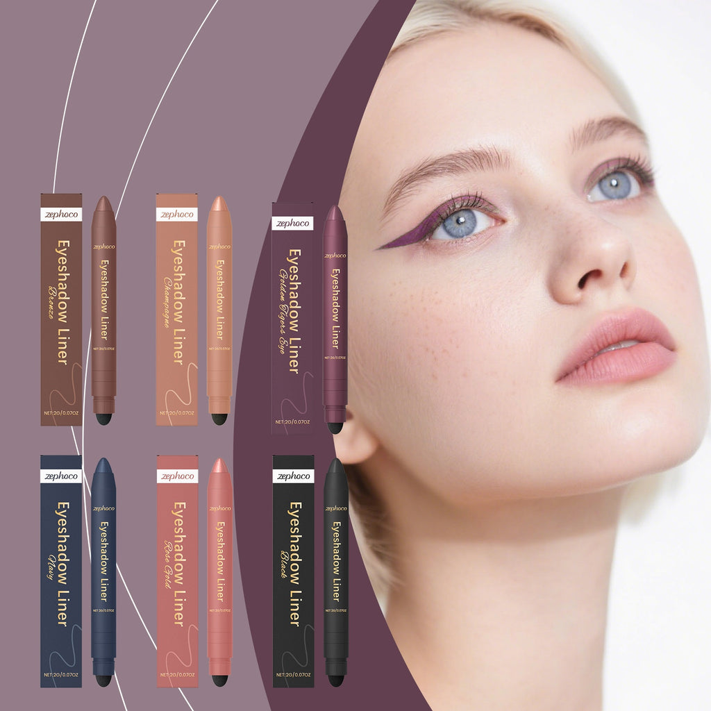 Étanche à l'eau et à la sueur résistant aux boues Silky-smooth 2-en-1 Eyeliner
