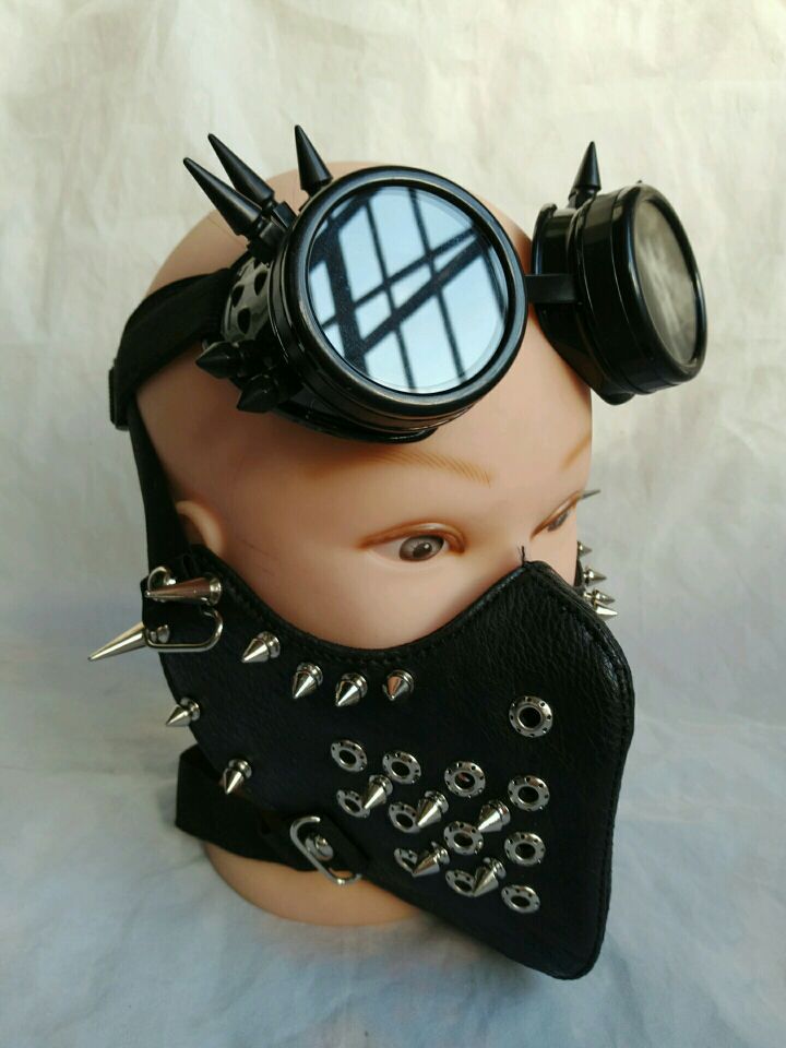 Masque de punk gothique à vapeur