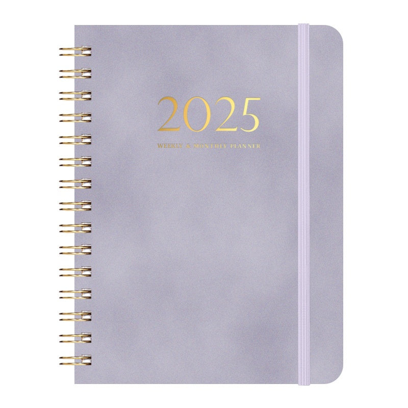 Carnet de notes en métal portable en cuir