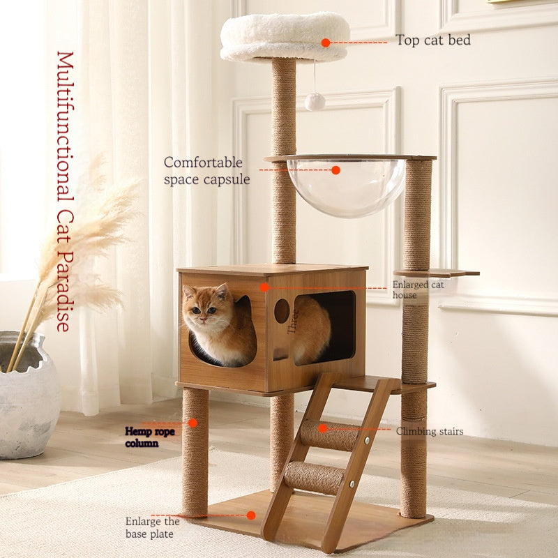 Multicouche Cat Climbing Nest Cat Plate-forme de saut auxiliaire intégrée Ne pas occuper Sp