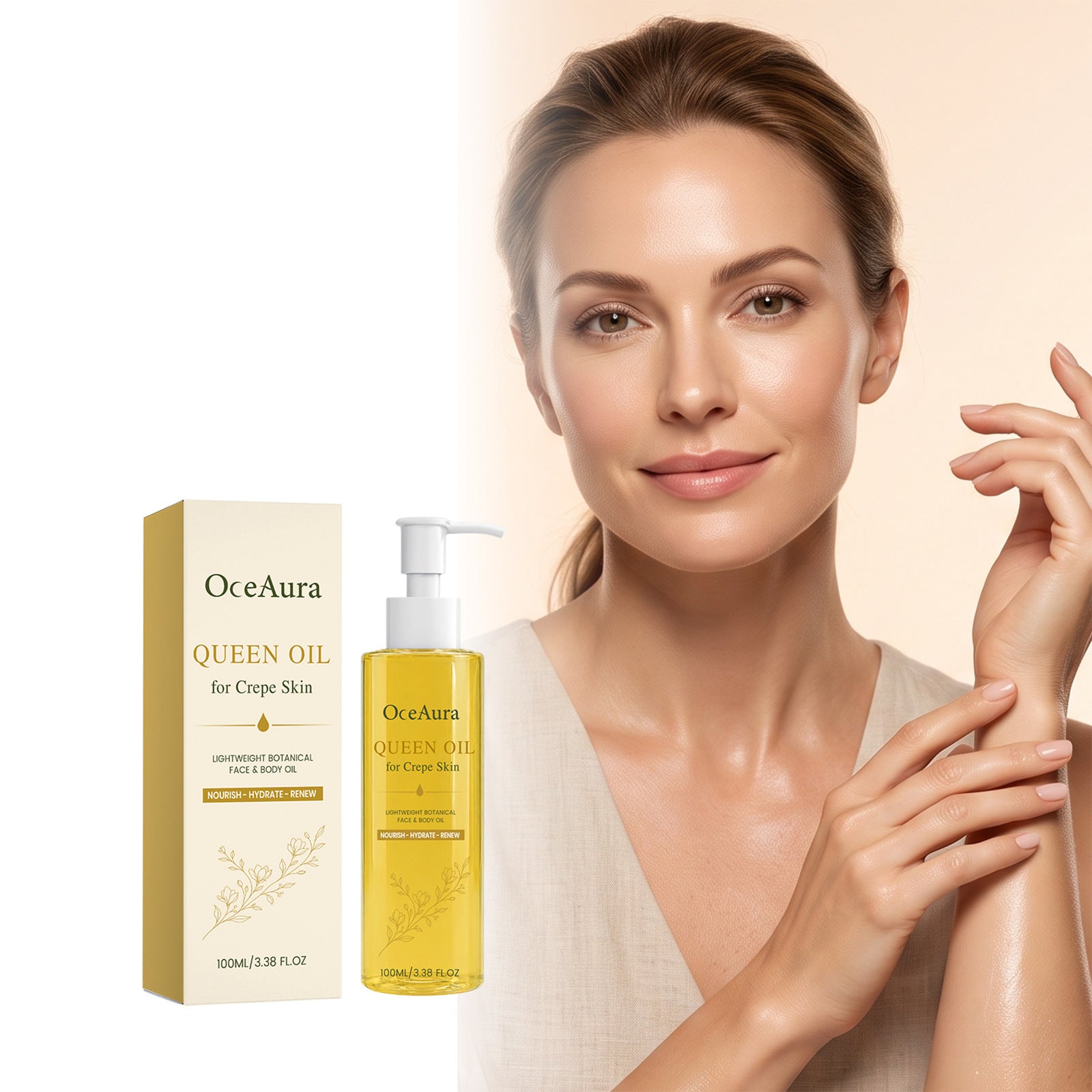 Huile hydratante pour soins de la peau