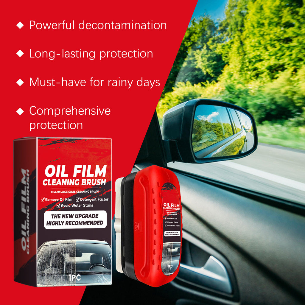 Brosse de nettoyage de film d'huile automobile