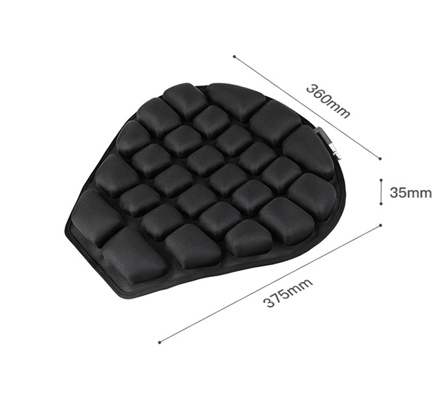 Sac gonflable en trois dimensions pour coussin moto