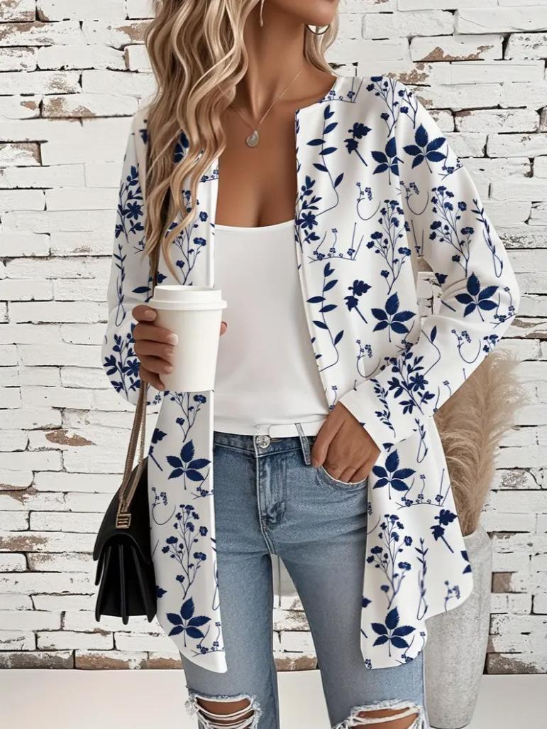 Manteau à manches longues pour femmes occasionnelles