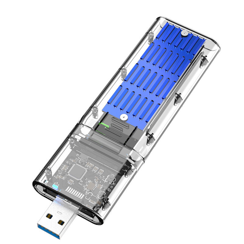 Transparent et créatif Solid State Mobile Hard Disk Box Interface USB