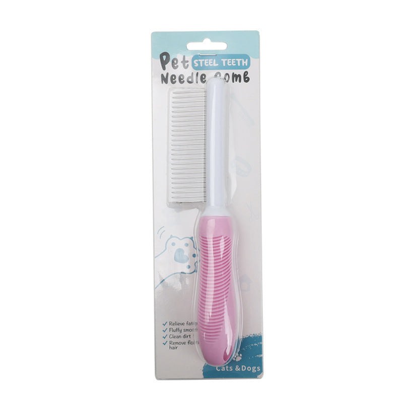 Démanchement de chat et démêlant peigne chien de toilettage et outil de nettoyage