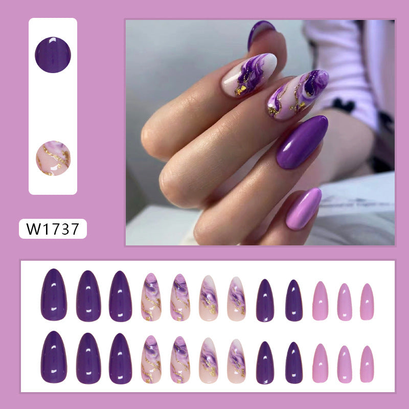 Porter des ongles d'art rouge français polonais Flower Nail Patch