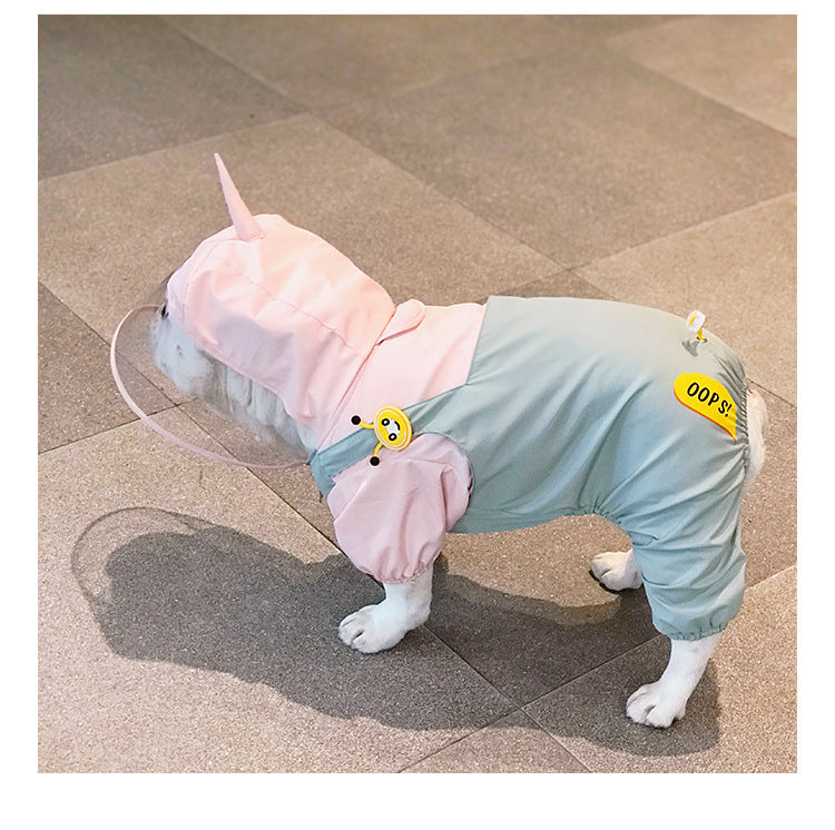 Sac complet étanche à quatre pieds, petit et moyen imperméable pour chien