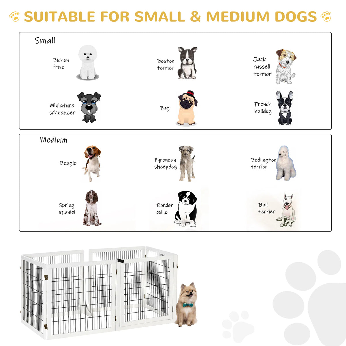 Animaux de compagnie Playpen DIY pour lapin Chinchilla Hedgehog Guinea Pig ( Amazon Shipping)