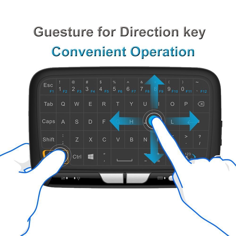 Mini H18 Clavier sans fil 2.4GHz AirFly Mouse Télécommande Jeu Touchpad pour Android TV