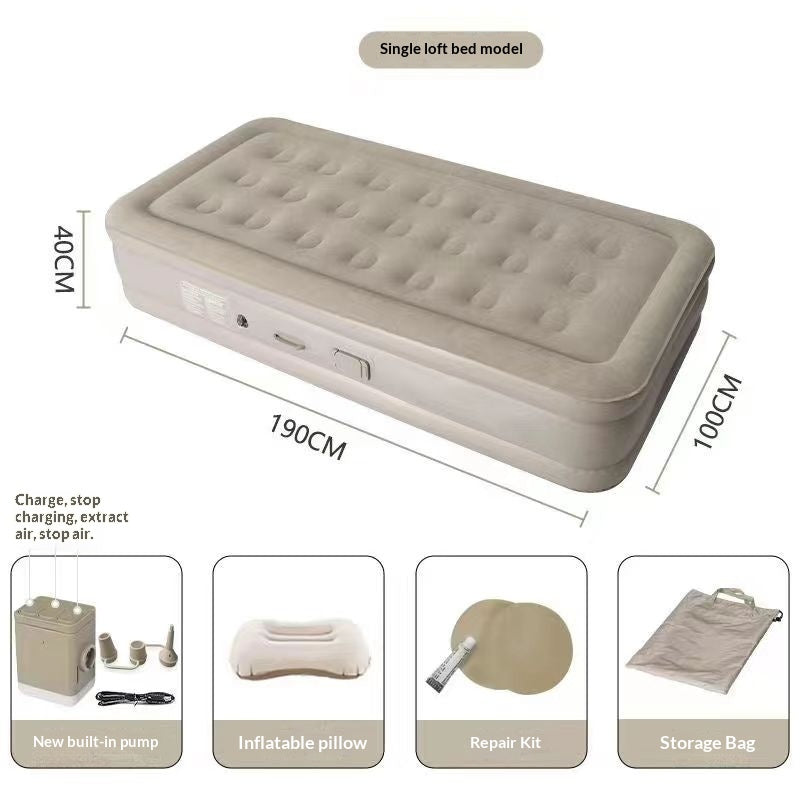 Matelas gonflable extérieur portable