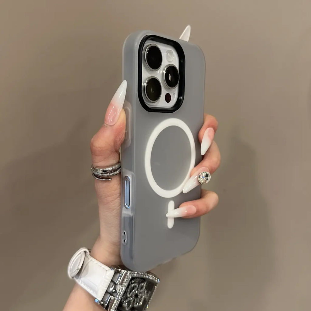 Cas de téléphone magnétique Skin-feel Minimalist