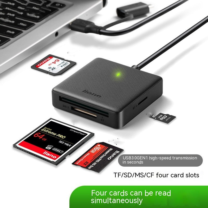 SDTFCFmemory Card USB30 lecteur de cartes-lettres multi-drive à grande vitesse