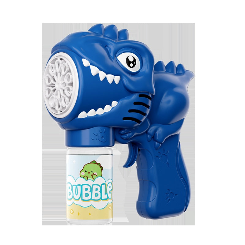 Influenceur-style Automatic Bubble Machine Handheld Dinosaur Bubble Gun pour enfants