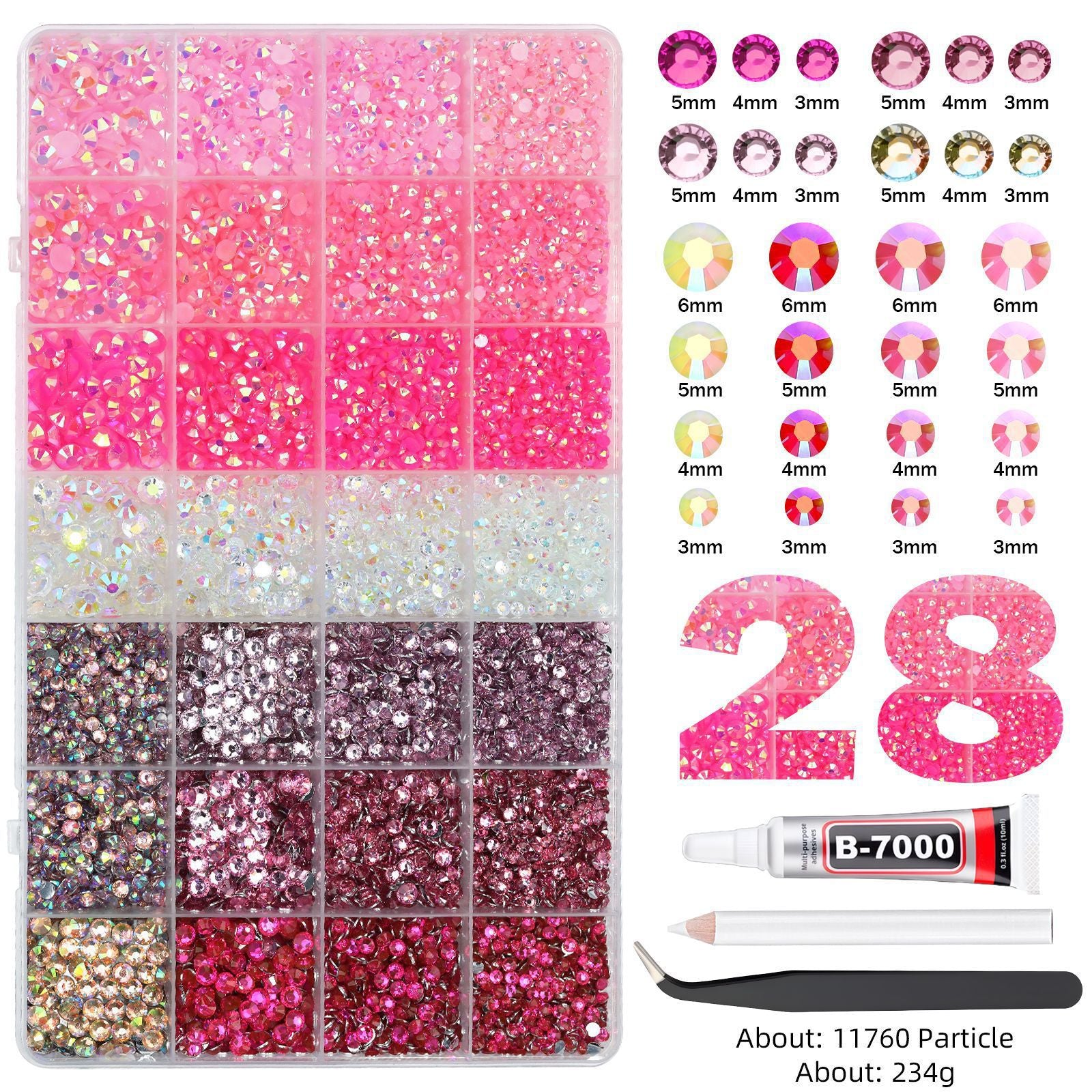 Accessoires d'art à ongles bricolage Accessoires à ongles portables