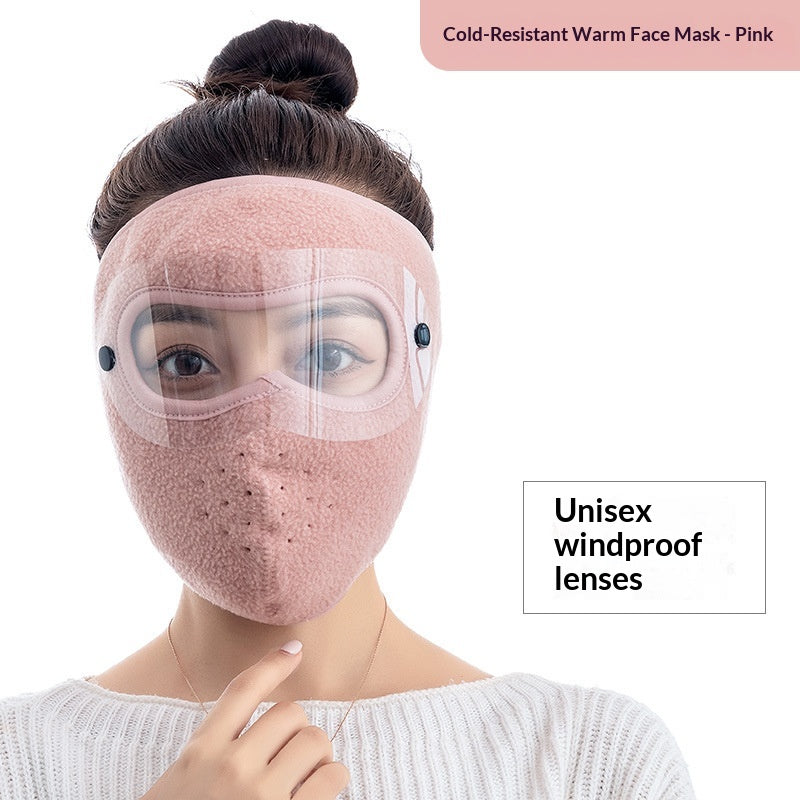 Masque de vélo d'hiver à l'épreuve de la poussière épaisse pour les femmes