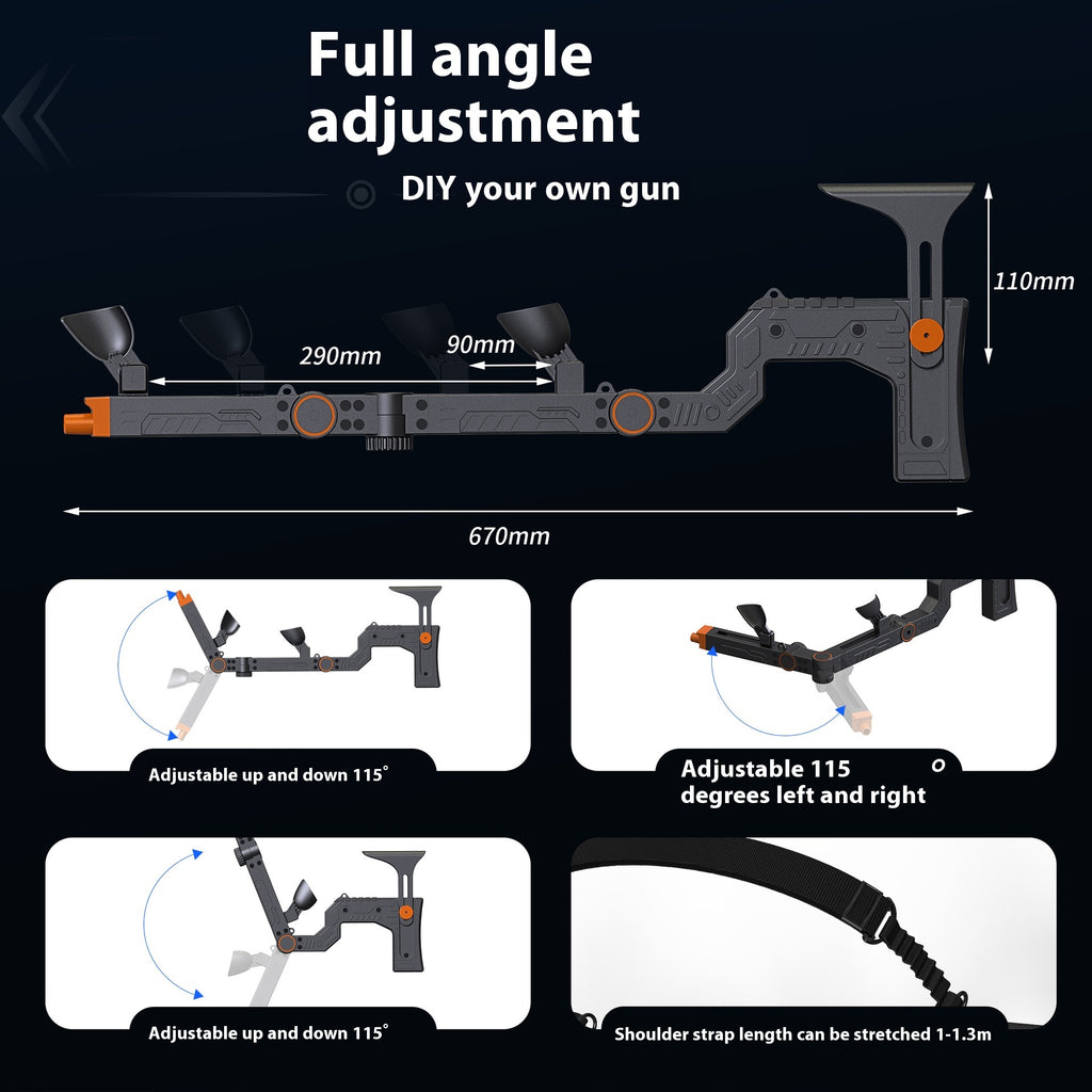 Gun Mount Sous-machine Gun VR Accessoires physiques auxiliaires