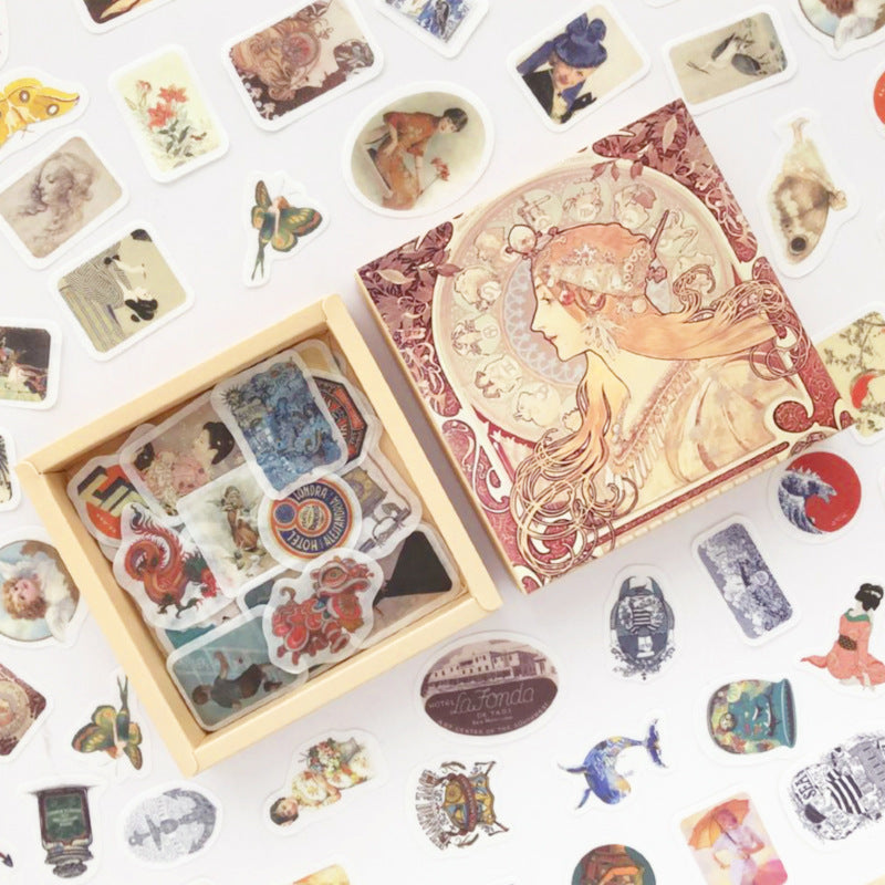 Stickers Papier Washi Set 200 Pc Papeterie