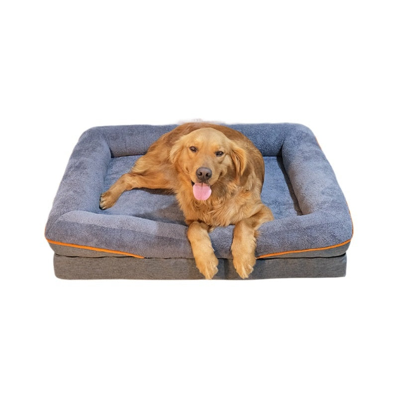 Le lit de chien est entièrement amovible et lavable le rendant adapté pour les humains et les animaux