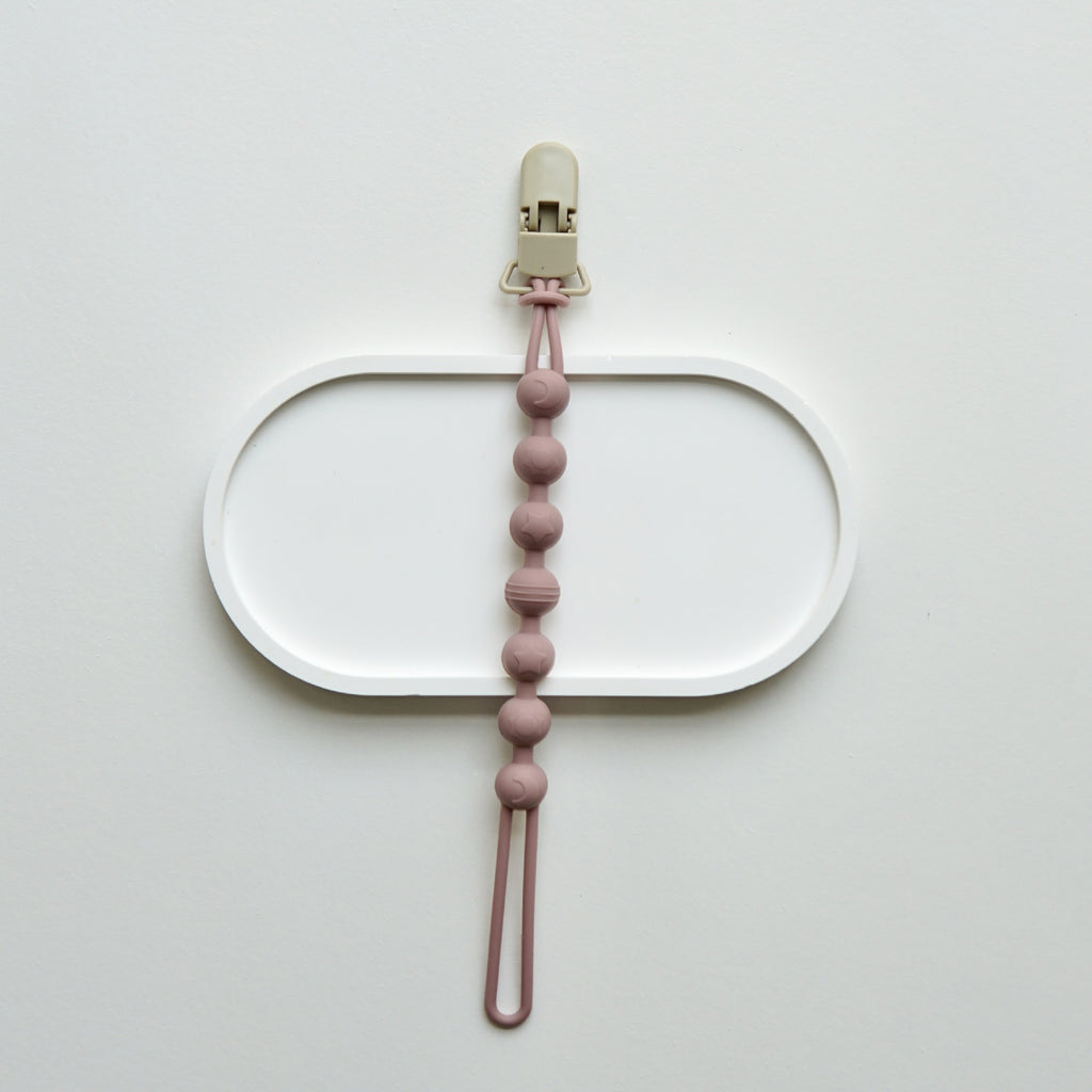 Babys All-in-one Silicone sans pores Pacifier de hêtre Clip avec chaîne anti-loss