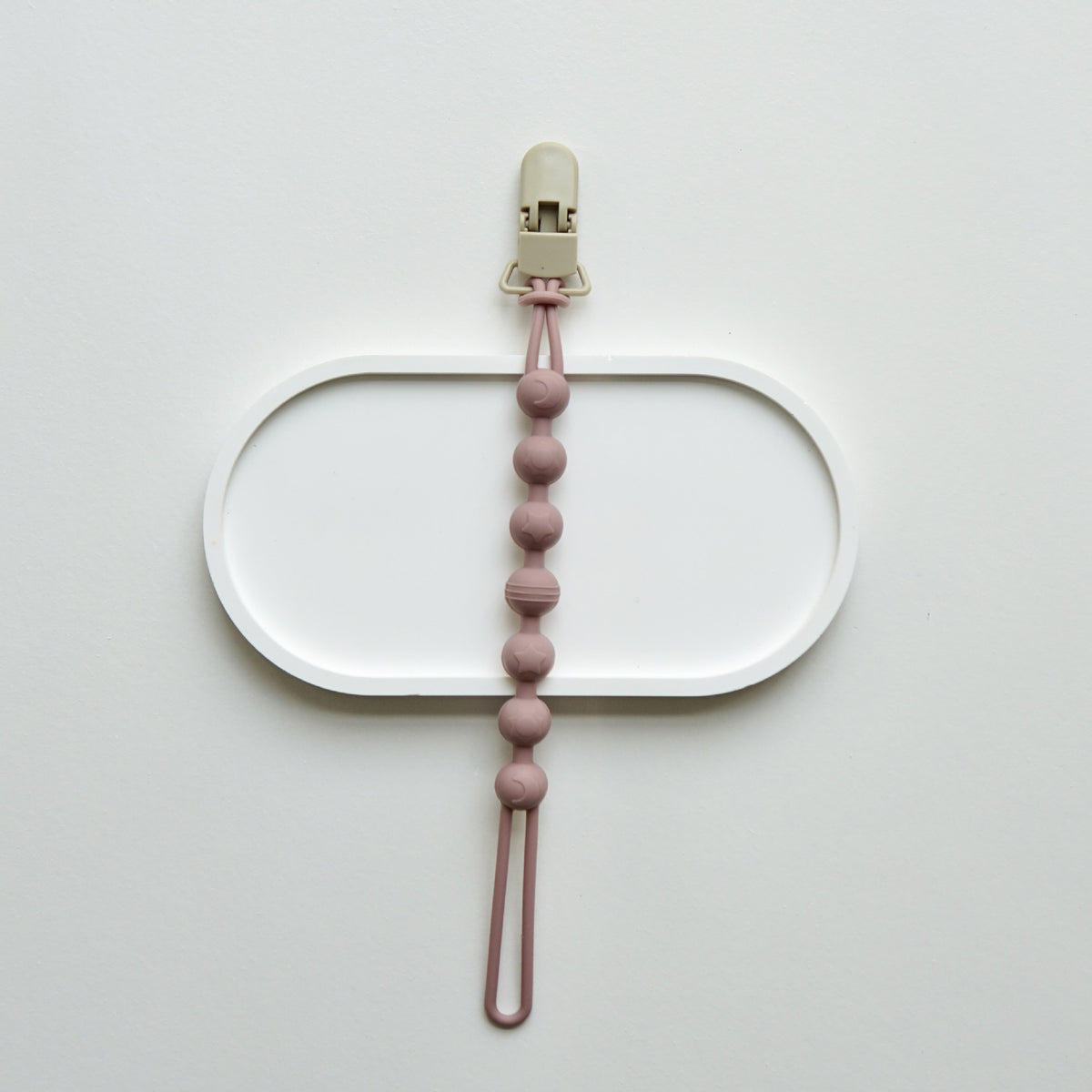 Babys All-in-one Silicone sans pores Pacifier de hêtre Clip avec chaîne anti-loss