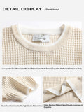T-shirt en soie tricotée à manches courtes en vieux style d'argent pour hommes