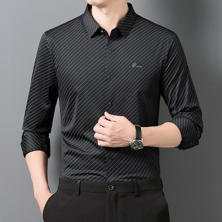 Chemise Homme rayé manches longues