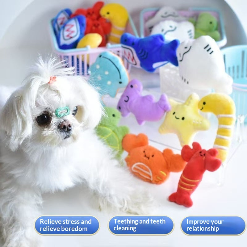 Mini Plush Dog Toy