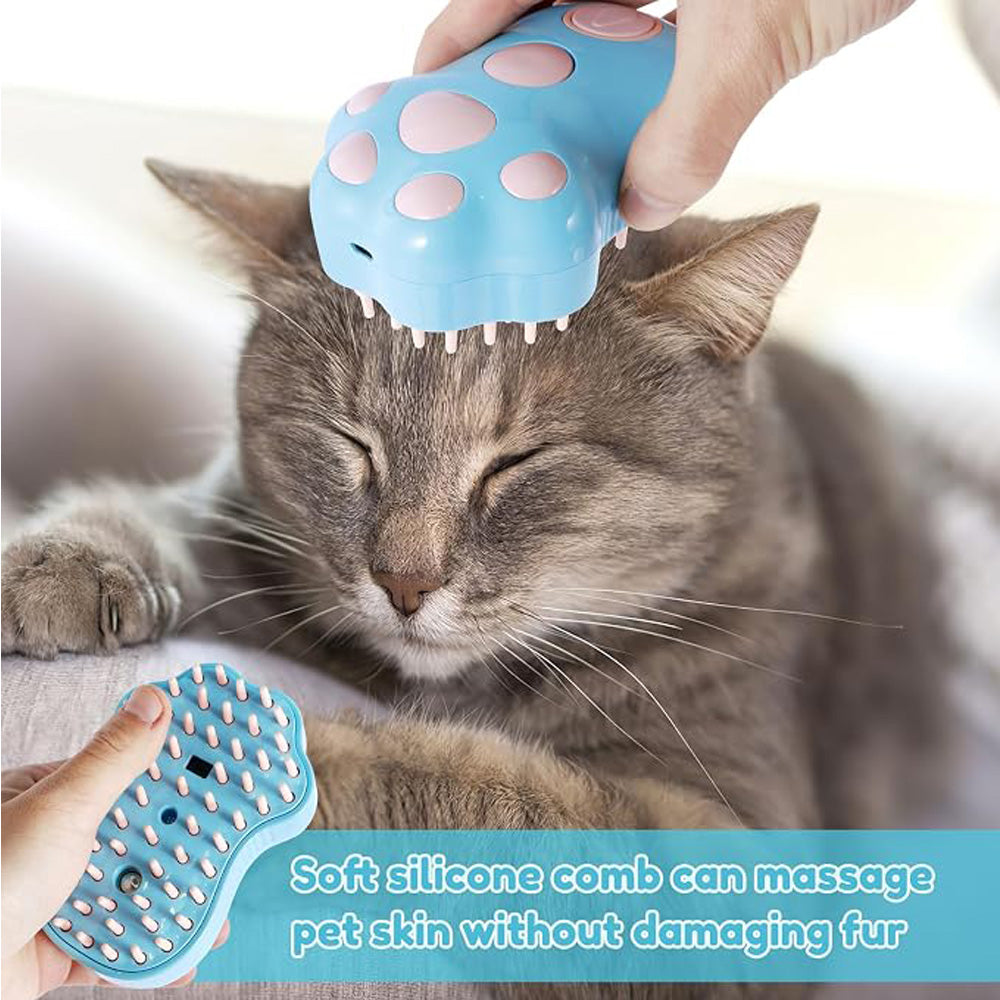 Brosse de chat à vapeur rechargeable