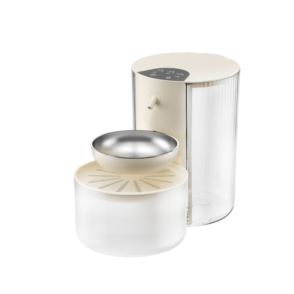 Smart Constante-Température 3L Fontaine d'eau pour animaux avec séparation de l'eau propre et rinçage Mec