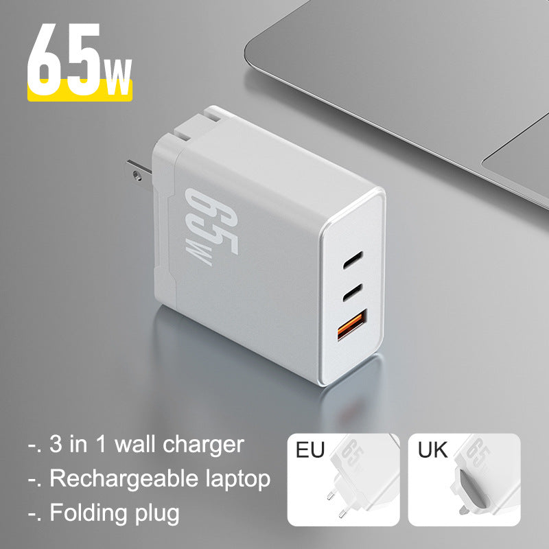 Chargeur Nitride Gallium 65W GaN Multiport