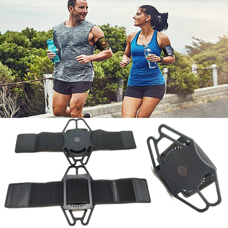 Poignée amovible en silicone pour téléphone portable Armband Wrist Bag Multifonctionnel Arm Sleeve