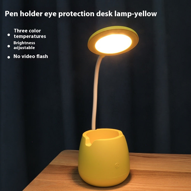 Led Pen Conteneur Lampe de table Protection des yeux Apprentissage Lit dédié Dortoir étudiant R
