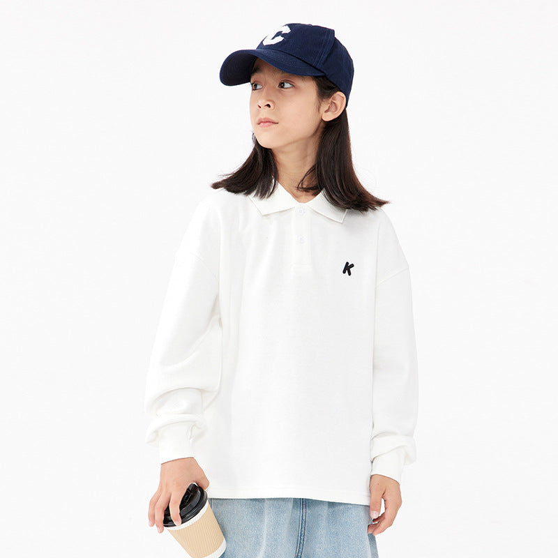 Chemise de polo pour enfants de style japonais