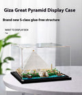 Egypte Khufgiza Grande Pyramide boîte d'affichage acrylique Boîte de stockage transparente faite à la main