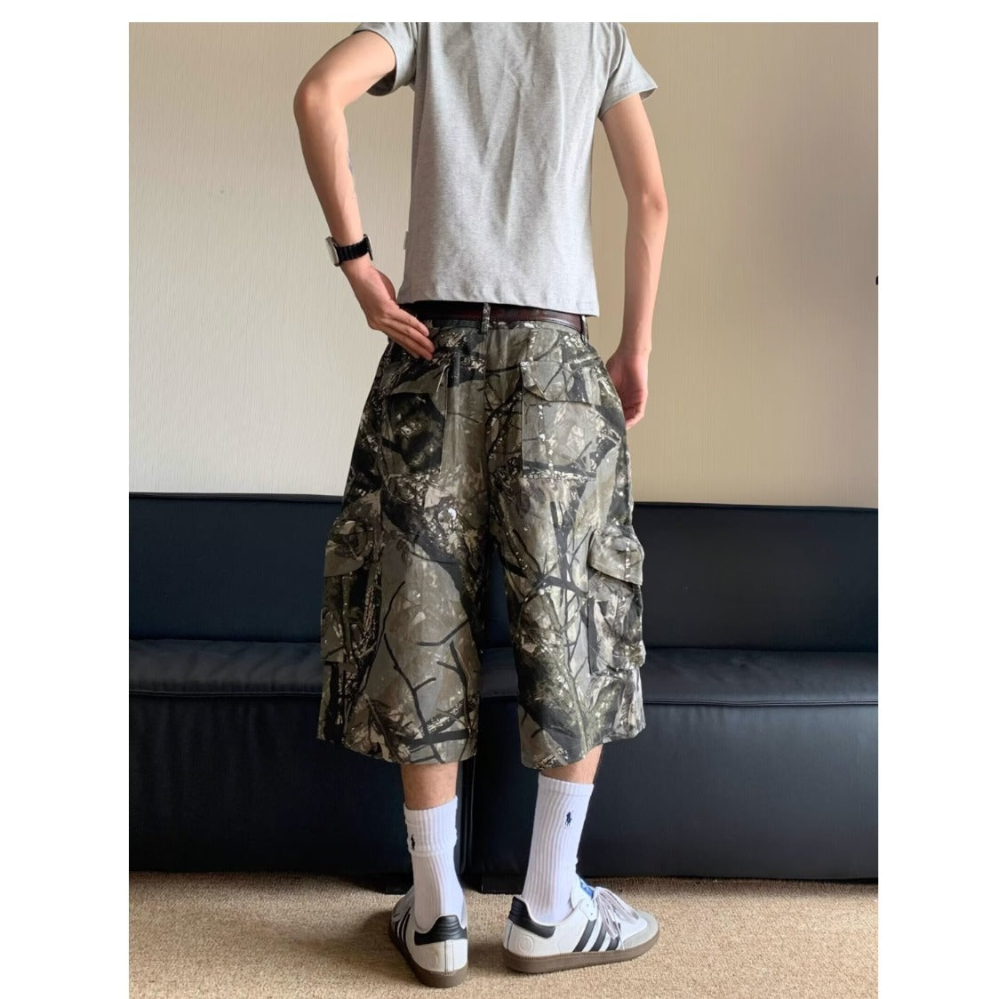Shorts de camouflage pour hommes