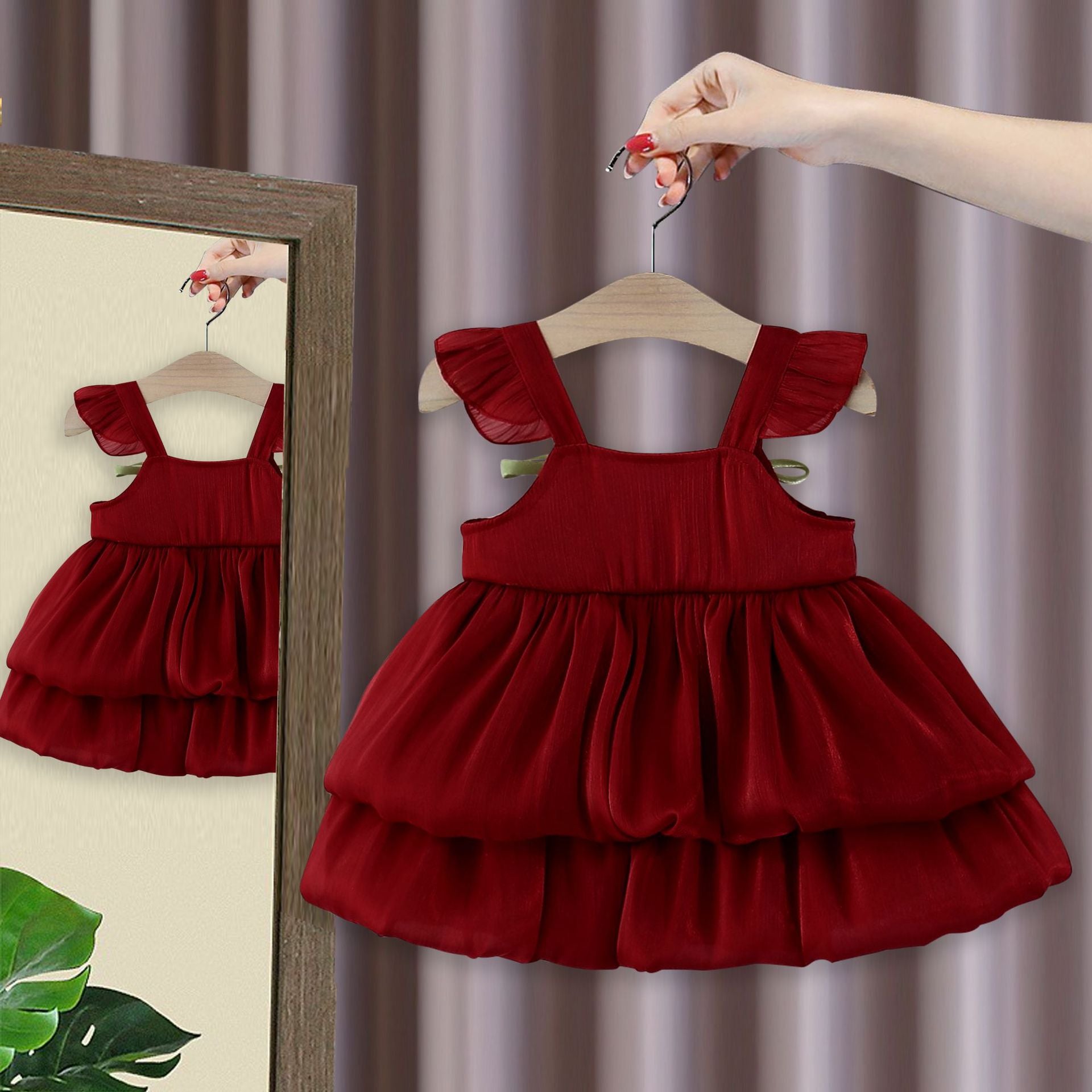 Robe princesse douce de style coréen pour enfants