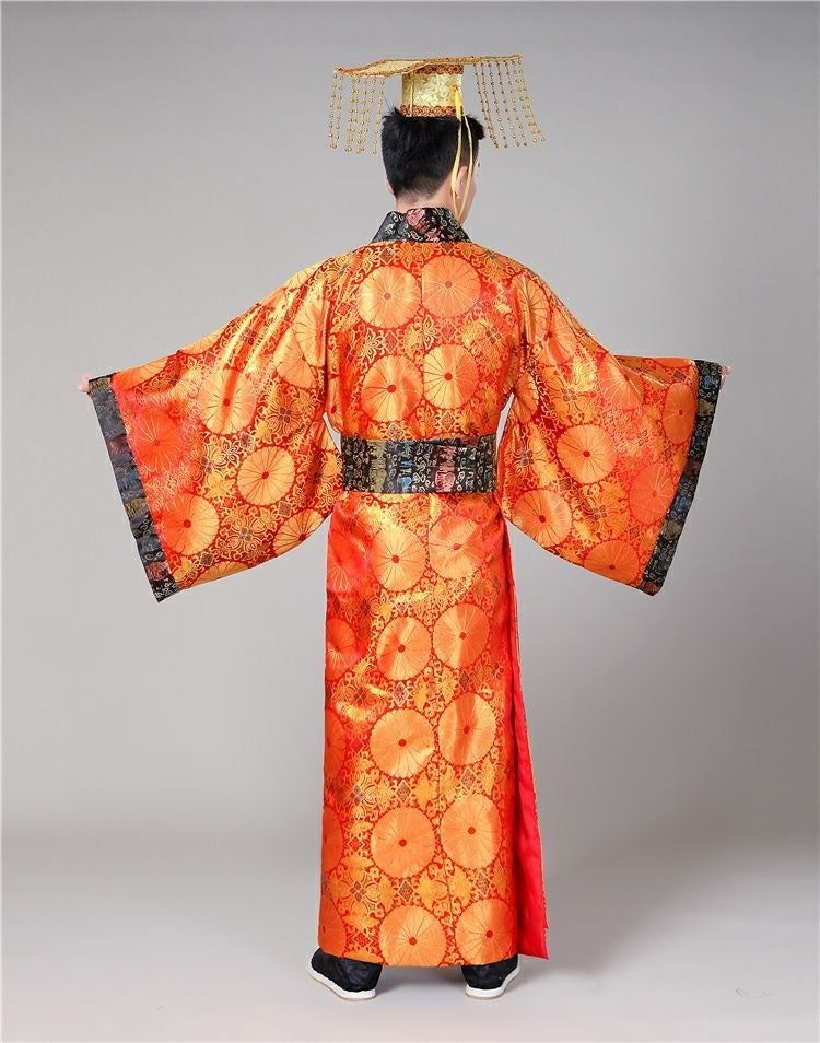 Costume antique de l'empereur de la dynastie Tang