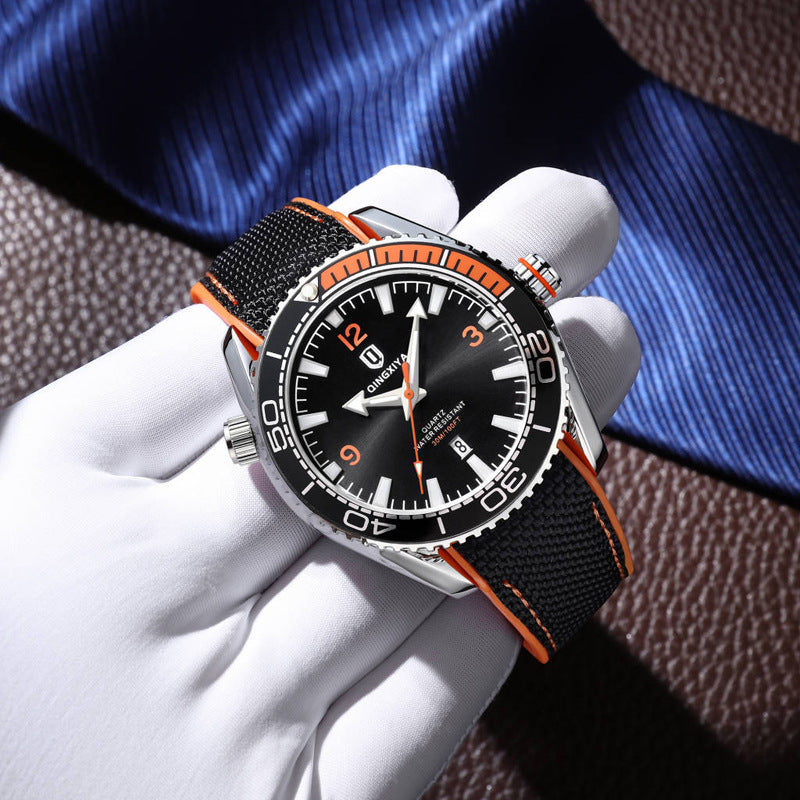 Sports Quartz Montres hommes silicone strap calendrier imperméable mode