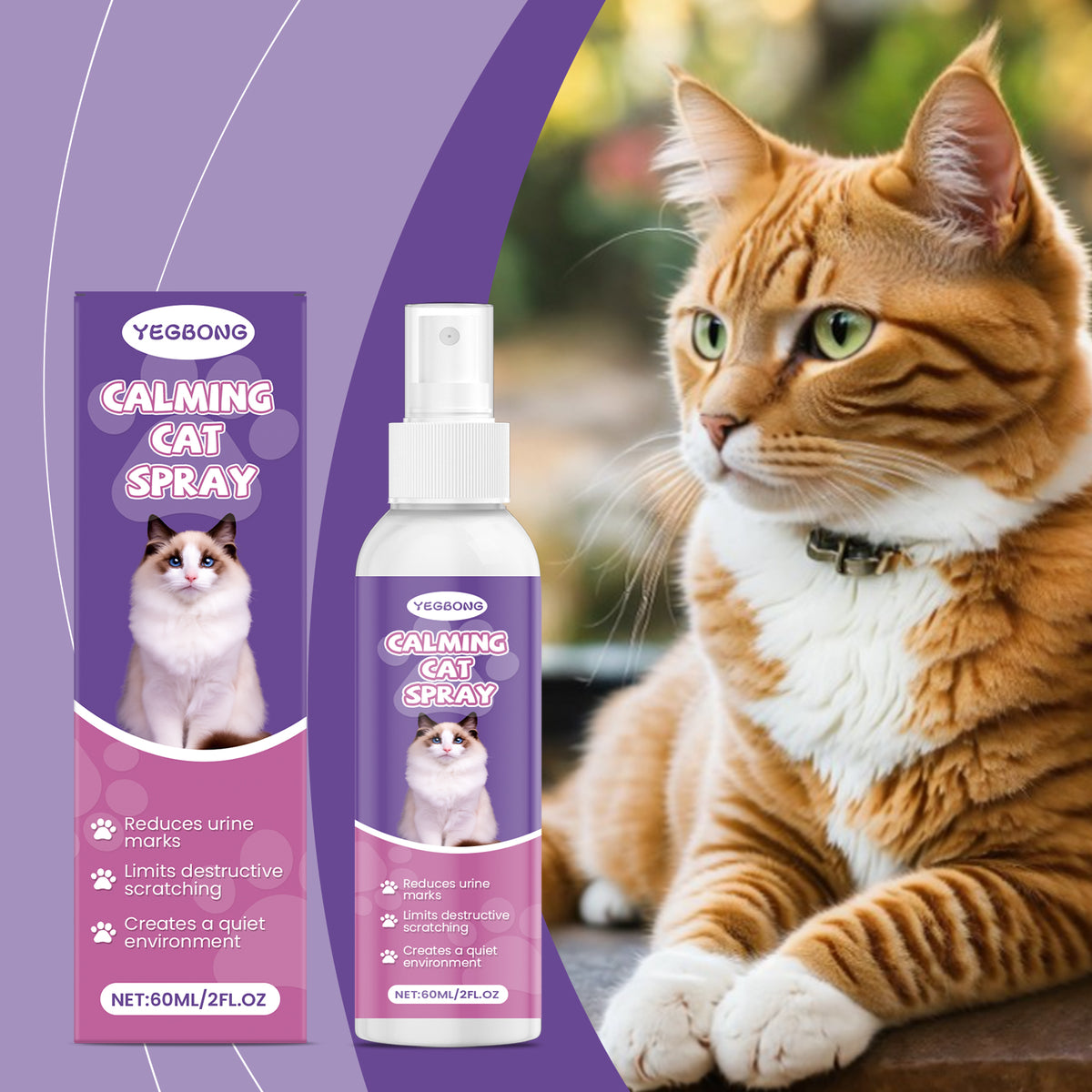 Vaporisateur de chat calmant