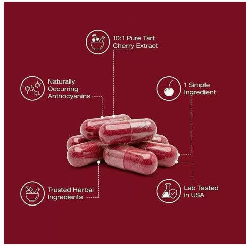 Santé Gélules d'extrait de cerise 60-Count