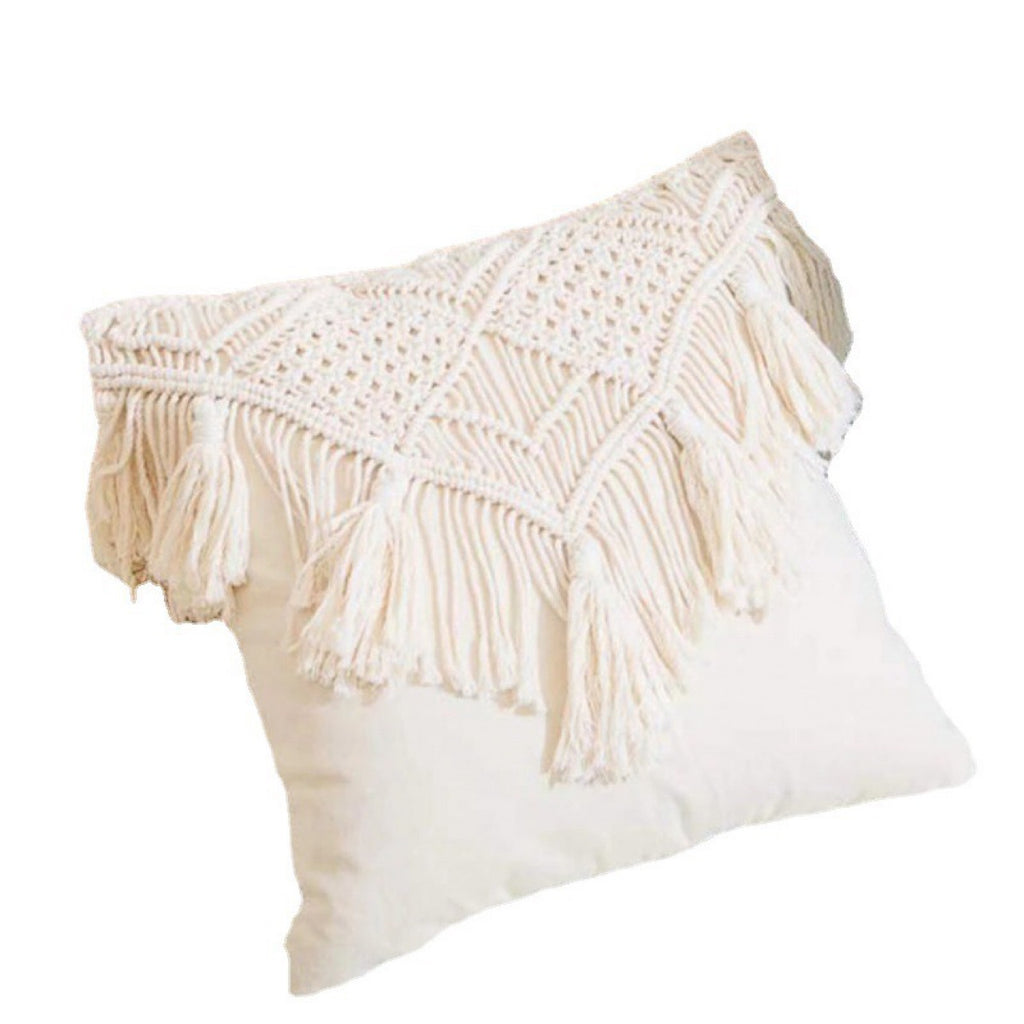 Couvercle de canapé en coton tissé en corde